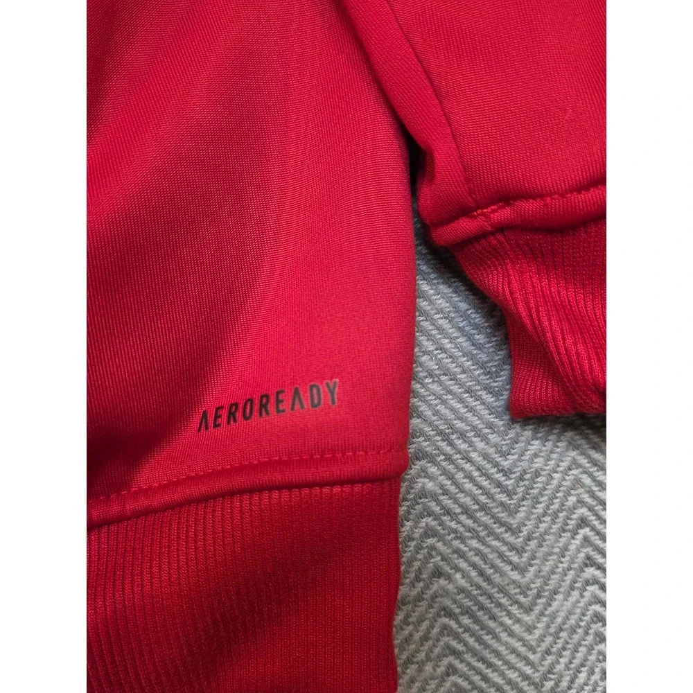 Adidas Nebraska Huskers Red Pullover Hoodie Mens Large Lincoln NCAA Sweatshirt